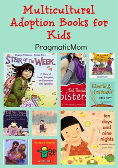 several children's books with the title multi - cultural adoption books for kids