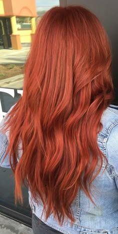 Natural Red Hair Dye, Cheveux Oranges, Red Copper Hair Color, Haircolor Ideas, Natural Red Hair