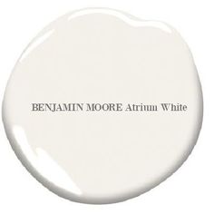 a white paint with the words benjam more arum white on it