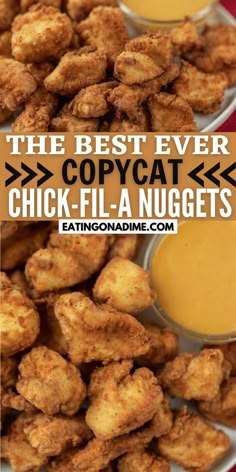 the best ever copycat chick - fil - a nuggets recipe is here