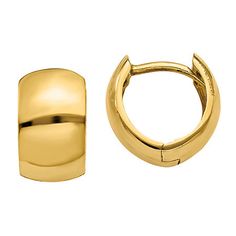 Features: HuggieEarring Back: HingedStone: No StoneMetal Color: YellowEarring Length: 7mmEarring Width: 6mmMetal: 14k GoldCare: Wipe CleanCountry of Origin: Imported Earrings Hoop, Gold Watch, Jewellery And Watches, Gold Jewelry, Gold Bracelet, Fine Jewelry, Hoop Earrings, Women Jewelry, Gold