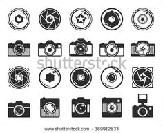 the different types of camera icons