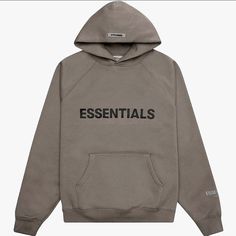 Nwot Authentic Essentials Fear Of God Unisex Hoodie Sz Xl Essentials Hoodie Brown, Essentials Fear Of God Outfit Women, Essentials Hoodie Outfit Women, Gray Essentials Hoodie, Brown Essentials Hoodie, Fear Of God Essentials Outfit, Essential Hoodie Outfit, Essentials Hoodie Outfit, Essentials Fear Of God Hoodie