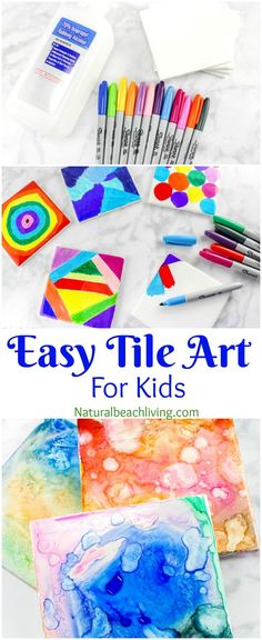 easy art projects for kids that are fun to do with the kids and they can be used