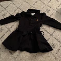 Black Long Sleeve Dress From Ralph Lauren Never Worn Ralph Lauren Dress, Black Long Sleeve Dress, Belted Dress, Kids' Dresses, Black Long Sleeve, Sleeve Dress, Colorful Dresses, Ralph Lauren, Long Sleeve Dress