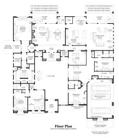 the floor plan for an apartment with three bedroom and two bathroom areas, including a living room