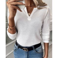 Brand Name: LEOSOXSSleeve Length(cm): FullOrigin: CN(Origin)Season: WinterMaterial: PolyesterPattern Type: SolidAge: Ages 18-35 Years OldStyle: Office LadyTops Type: PolosOccasion: CasualFeature: Anti-PillingFeature: Enzyme WashedFeature: Eco-FriendlyColor Style: Natural Color Pullover Mode, Style 2023, Mesh Blouse, Dresses Style, Bottoming Shirt, Pullover Sweater Women, Clothing Dresses, Fashion Wear, Jumper Sweater