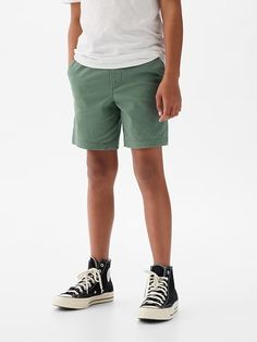 Kids Twill Easy Shorts | Gap