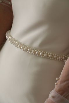 Pearl Belt Bridal Belt Pearl Custom Pearl Bridal Sash Different Sized Pearl Sash Wedding Belt Pearl Thin Bridesmaid Wedding Accessory Bride - Etsy New Zealand Beads Belt, Denim Diy Clothes