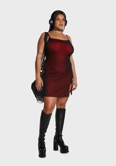 Plus Know My Worth Slip Dress - Red – Dolls Kill Know My Worth, Current Mood Clothing, My Worth, Red Dolls, Plus Size Bodycon, Mini Slip, Mini Slip Dress, Current Mood, Trendy Clothes For Women