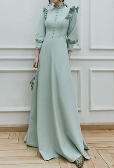 Chic fashion prom bridesmaids semi formal party homecoming dress 2021 Long Dress Bridesmaid, Dress Muslim Modern, Chic Prom Dresses, Kebaya Dress, Gowns Dresses Elegant, Bridesmaid Dresses Prom, Dresses 2020, Illusion Dress, Stylish Party Dresses