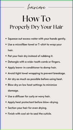 How To Properly Dry Your Hair, Skin Facts, Wavy Bob Haircuts, Long Shiny Hair, Hair Mistakes, Short Shag Hairstyles