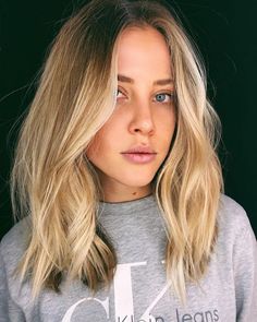 Color Rubio, Fall Hair Trends, Haircuts For Wavy Hair, Ombré Hair, Long Blonde, Long Blonde Hair, Cool Haircuts, Ombre Hair, Blonde Highlights