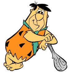 a cartoon character holding a whisk in his hand