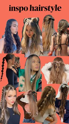 hairstyle inspo ✨🫶🏻 #hairinspo #hairstyle #inspo Cute Pumpkin Patch Hairstyles, Cute Hairstyles For Fall, Tennis Hairstyles, Attractive Hairstyles, Crazy Hairstyles, Volleyball Hair, Bday Wishlist