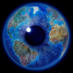 an eyeball with the words, oneness on it and a quote below that reads, when you look inside another's eyes and all you see is yourself