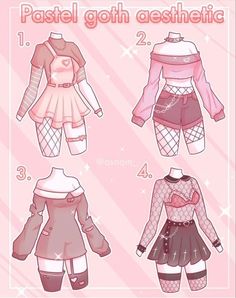 Clothing Sketches, Art Outfits, Pastel Outfit, Dessin Adorable, Fashion Design Drawings