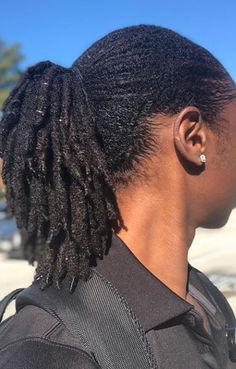 Humus Wraps Recipes, Slick Back With Locs, Loc Products Dreadlocks, How To Style Dred Lock, Hydrating Loc Spray, Thick Interlocked Locs, Pretty Dreads, Pretty Locs, Beautiful Black Hair