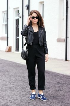 19 Stylish Black Jumpsuit Outfit Ideas Perfect for Every Occasion ( Part 2) How To Style A Romper, Jumpsuit Outfit Ideas, Black Jumpsuit Outfit, Black Lace Jumpsuit, Fashion Travel Outfit, Classy Jumpsuit, Jumpsuit Outfits, University Outfit, Stylish Winter Outfits