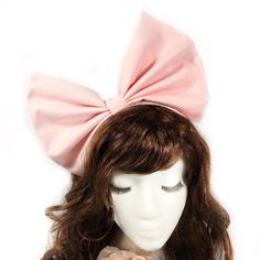 "This is a cute light pink headband bow that can fit any head size from toddler to adults. The big bow headband is as pretty as is huge. No one will miss it!! The headband with light pink bow will suit perfectly to must special occasions like a birthday party, a bachelorette party, a bridal shower, or any occasion you might need to stand out of the crowd. It is also a perfect present for any girl or women. The light pink headband bow will go perfectly with your cosplay outfit, as an addition to Pink Bow Headband, Light Pink Accessories, American Advertising, Pink Cosplay, Pink Hair Bow, Bow Aesthetic, Trilogy Tour, Big Bow Headband, Light Aesthetic