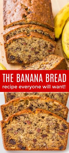 the banana bread recipe everyone will want to eat