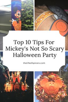 the top 10 tips for mickey's not so scary halloween party