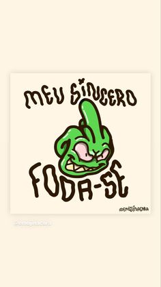 a sticker with an image of a green frog on it's face and the words, may eigero fugs