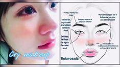 #makeup#saggirl#cry#lagrimas#minitutorial #tutorial #makeuptutorialforteens #maquillaje # Cried Makeup Look, How To Cover Eye Bags With Makeup, Cry Makeup Look, Pretty Cry, Crying Makeup, Blue Makeup Tutorial, Asian Makeup Tips, Asian Makeup Tutorials, Doll Eye Makeup