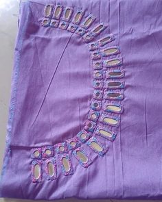 #mirrorwork Simple Mirror Work Kurti Design, Simple Mirror Work, Work Kurti Design, Mirrorwork Embroidery, Mirror Work Kurti Design, Mirror Work Kurti, Simple Mirror, Women Trousers Design