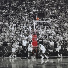 a group of people watching a basketball game