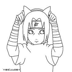 Itachi Cat Ears, Itachi Cute, Anime Lock Screen Wallpapers, Anime Lock Screen, Screen Wallpapers, Cute Sketches, Cute Paintings, Anime Sketch, Bunny Ear