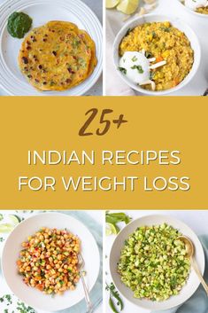 You don't have to give up your favorite Indian foods to lose weight. Here are 25+ healthy, high-protein, and low-fat Indian recipes that you can include in your weight loss diet plan. | pipingpotcurry.com Winter Recipes Indian, 1000 Calorie Diets, Clean Foods, Indian Veg Recipes, Cholesterol Lowering, Low Glycemic Foods