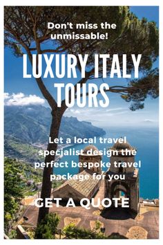 an advertisement for luxury travel with the words, don't miss the unmissable luxury