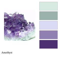 the color scheme for amethyst