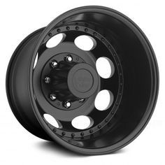 a black wheel on a white background