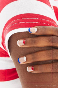 Get ready to dazzle this upcoming 4th of July with the hottest summer nail trends for 2024! From stars and stripes to bold red, white, and blue designs, these patriotic nail looks will make your holiday celebrations even more special. Elevate your style and show off your independence spirit with these fabulous nail ideas that are sure to impress! 💅🇺🇸 Nails Red And Blue, Red And Blue Nails, Royal Blue Nails