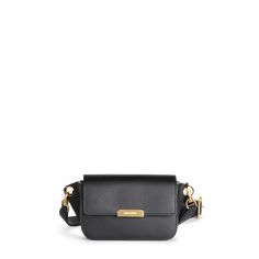 Roquette Gold Edition - Cuir Grainé Noir Ateliers Auguste Elegant Belt Bag With Gold-tone Hardware For Everyday, Modern Black Belt Bag For Formal Occasions, Modern Belt Bag With Gold-tone Hardware, Classic Black Belt Bag For Evening, Modern Belt Bag With Removable Belt For Formal Occasions, Luxury Formal Belt Bag With Removable Belt, Modern Formal Belt Bag With Removable Belt, Modern Black Belt Bag For Evening, Chic Rectangular Belt Bag For Formal Occasions