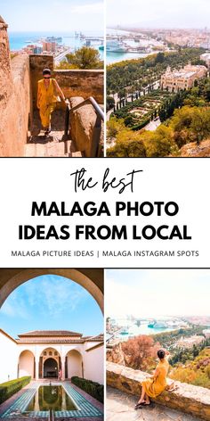 the best places to take pictures from local attractions in malaysia and other countries with text overlay that reads, the best managa photo ideas from local