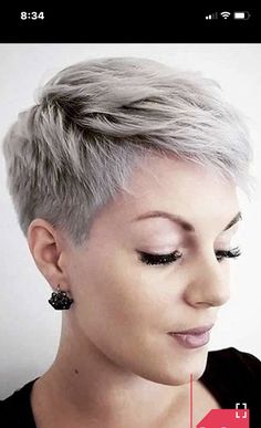 Super Short Pixie Cuts, Super Short Pixie, Short Pixie Cuts, Pixie Haircut Styles, Beauty Hairstyles, Blonde Pixie Haircut, Pixie Hair, Undercut Pixie Haircut