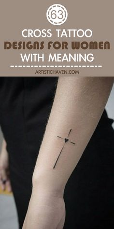 cross tattoo designs for women with meaning on the arm and wrist is an excellent idea