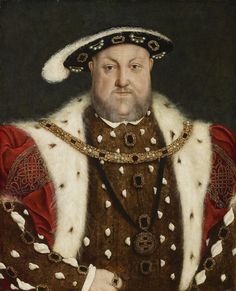 an old painting of a man wearing a crown