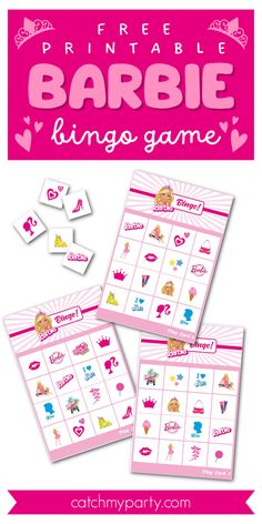 the printable baby shower game is shown in pink and white with princesses on it