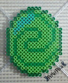 an image of a green object made out of legos