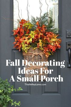 fall decorating ideas for a small porch