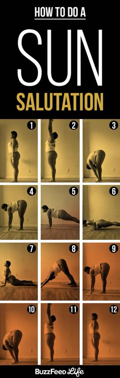 how to do a sun salutation