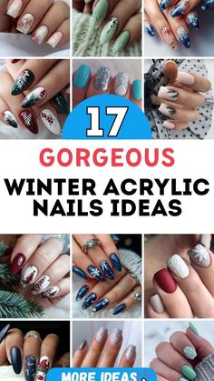 Winter Acrylic Nails, Nail Fashion Trends, Acrylic Nails Ideas, Acrylic Nail Ideas, Long Almond, Nail Color Trends, Fall Nail Trends