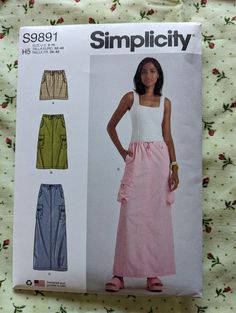 a woman's skirt and top sewing pattern