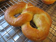 some very tasty looking doughnuts on a cooling rack