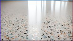 an image of a floor that looks like it is made out of glass and pebbles