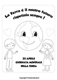 a poster with the words la terra e nostro futura rispetale sempre i